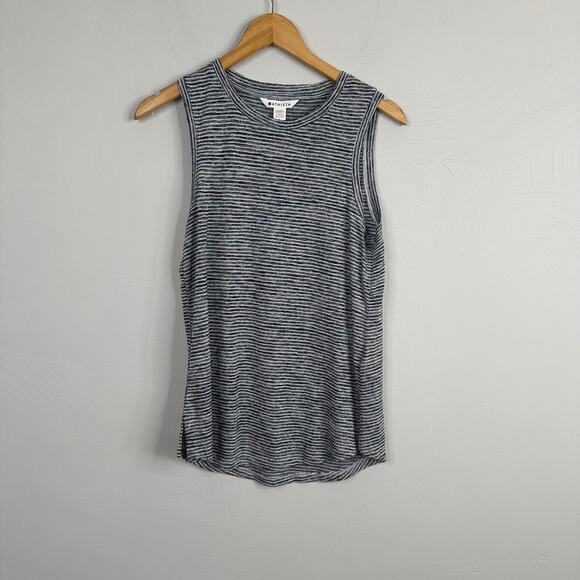 Athleta Breezy Tank in Navy Stripe Sleeveless - Picture 2 of 8